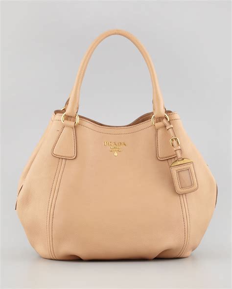 prada daino tote tan|Prada daino purse.